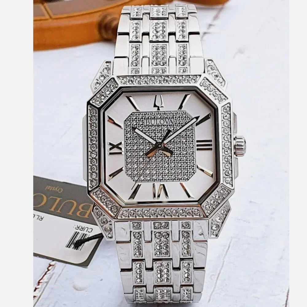 Bulova Octava Silver Tone Stainless Steel Men's Watch